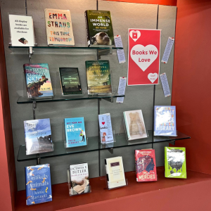 Books We Love: MPPL Staff Picks book display image