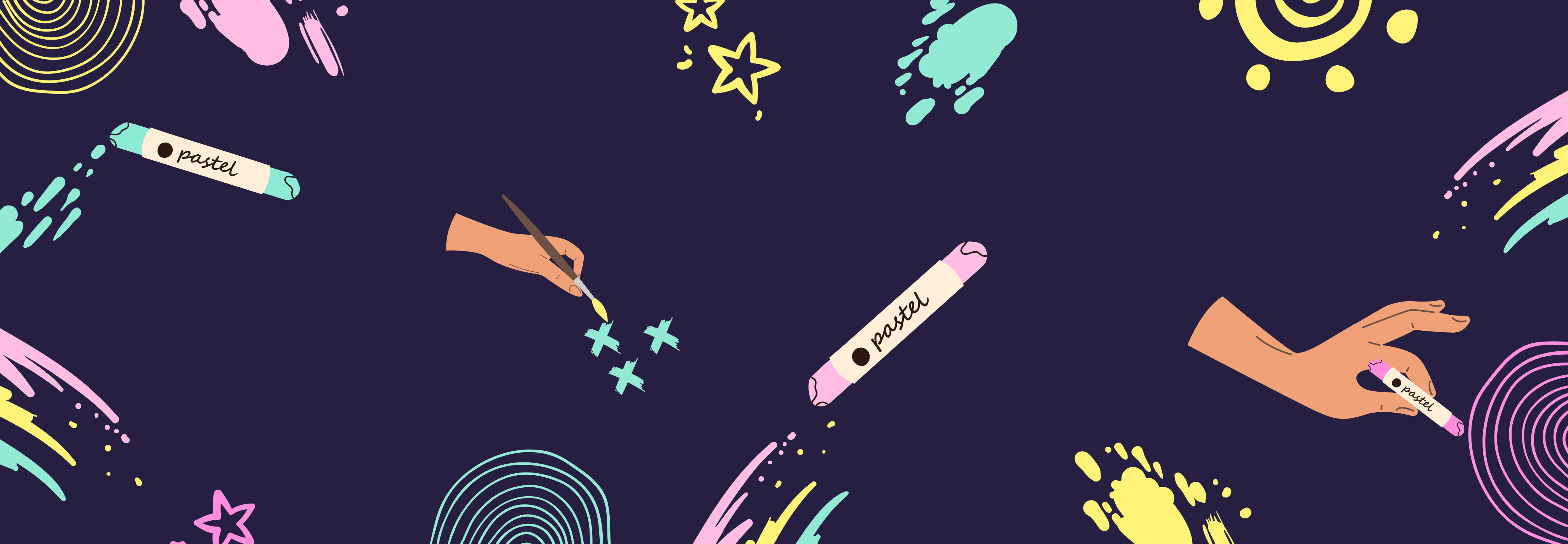 Craft Crew: Oil Pastels Painting | 1/15 at 3:30pm