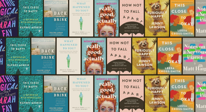 Visit the Library to check out our Mental Health Awareness book displays!