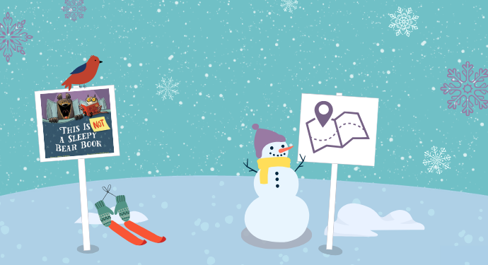 Visit Nannahagan Park to check out our Winter StoryWalk®!