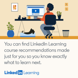 Promotional graphic for LinkedIn Learning