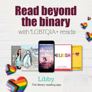 Libby Pride Month promotional graphic